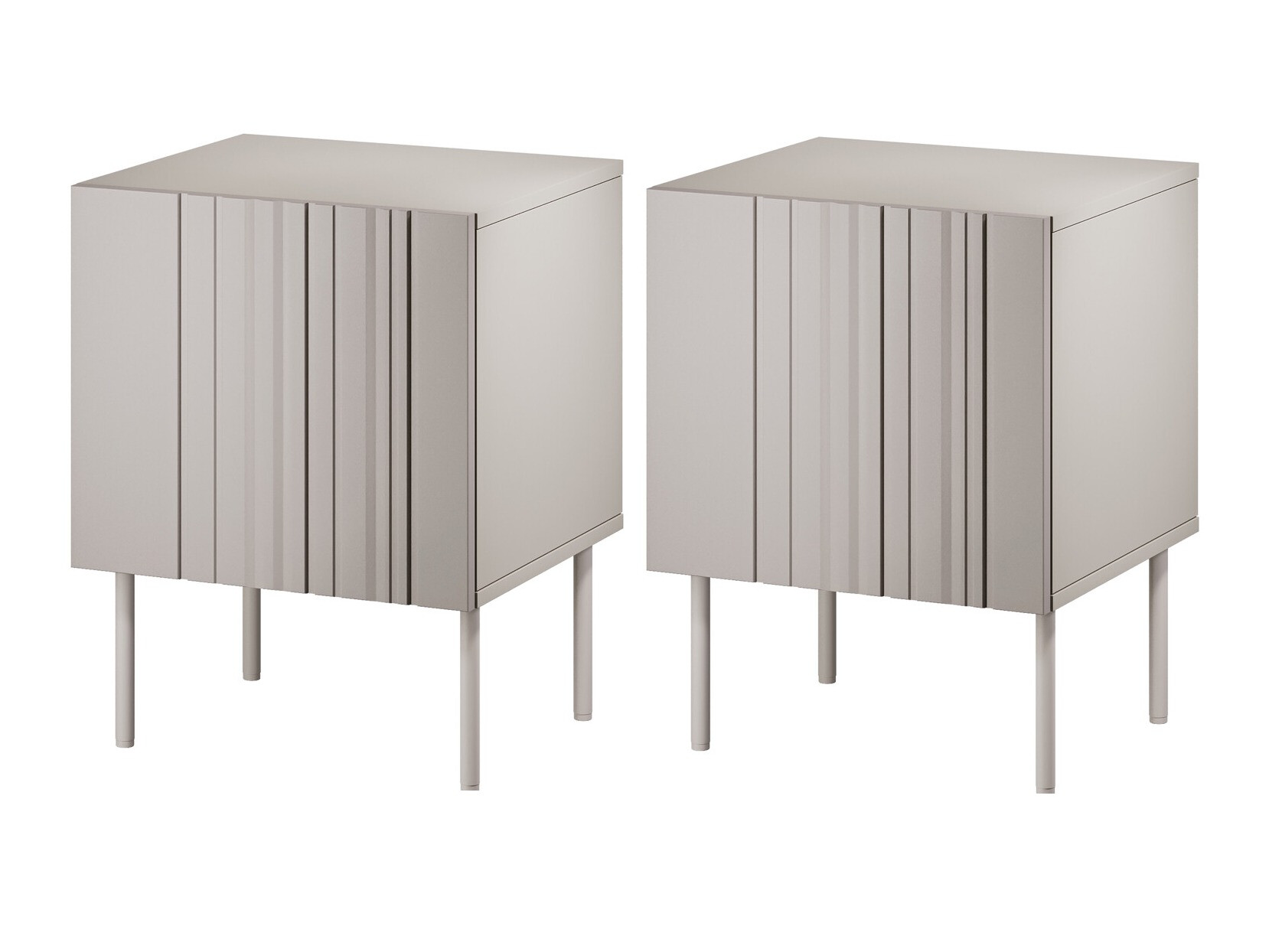 Een set nachtkastjes Evavese 104 (Beige)