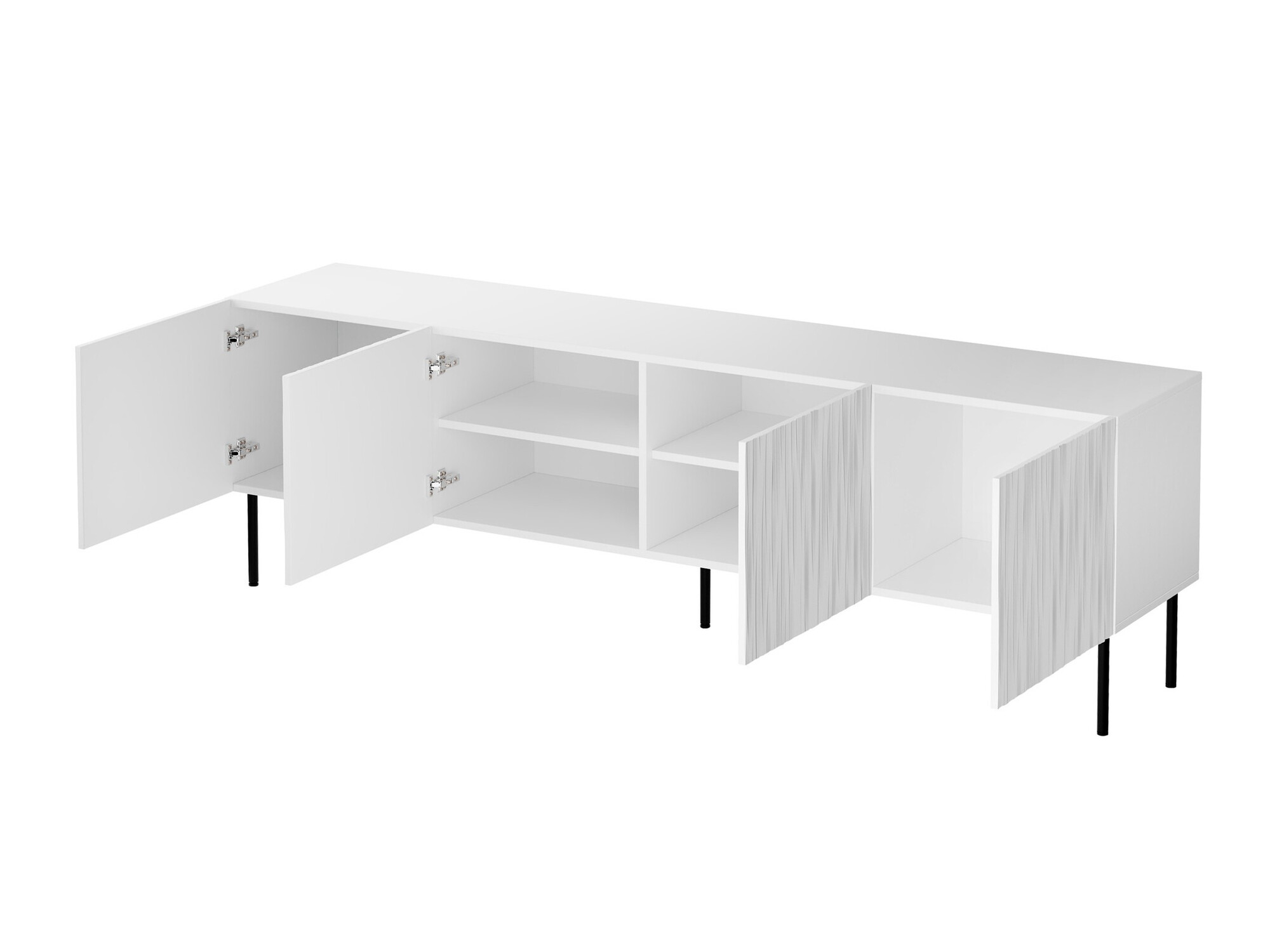 TV-meubel Lorelbo 103 (Zwart + Gouden)