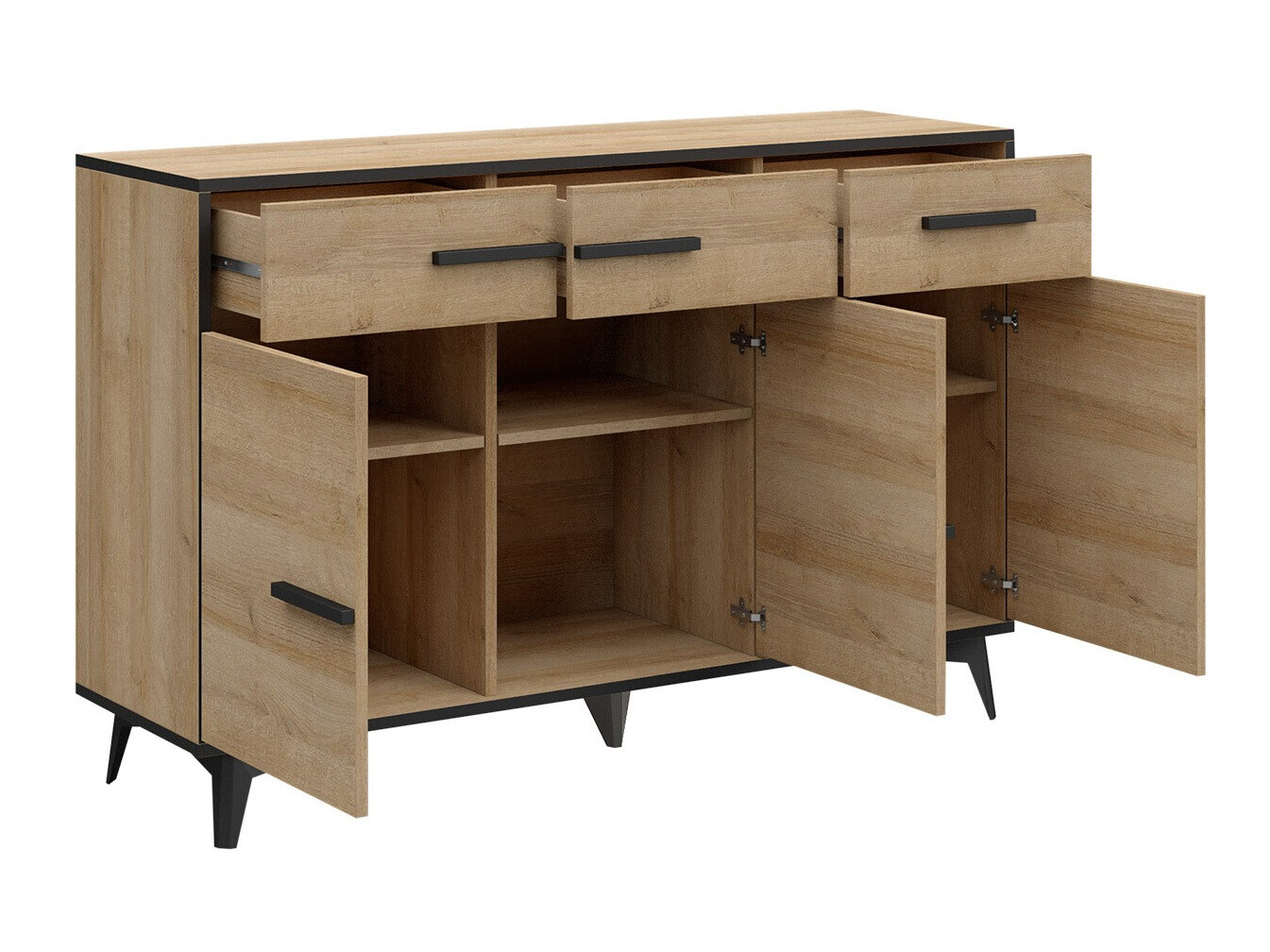 Ladekast Avimora 100 (Notenhout)