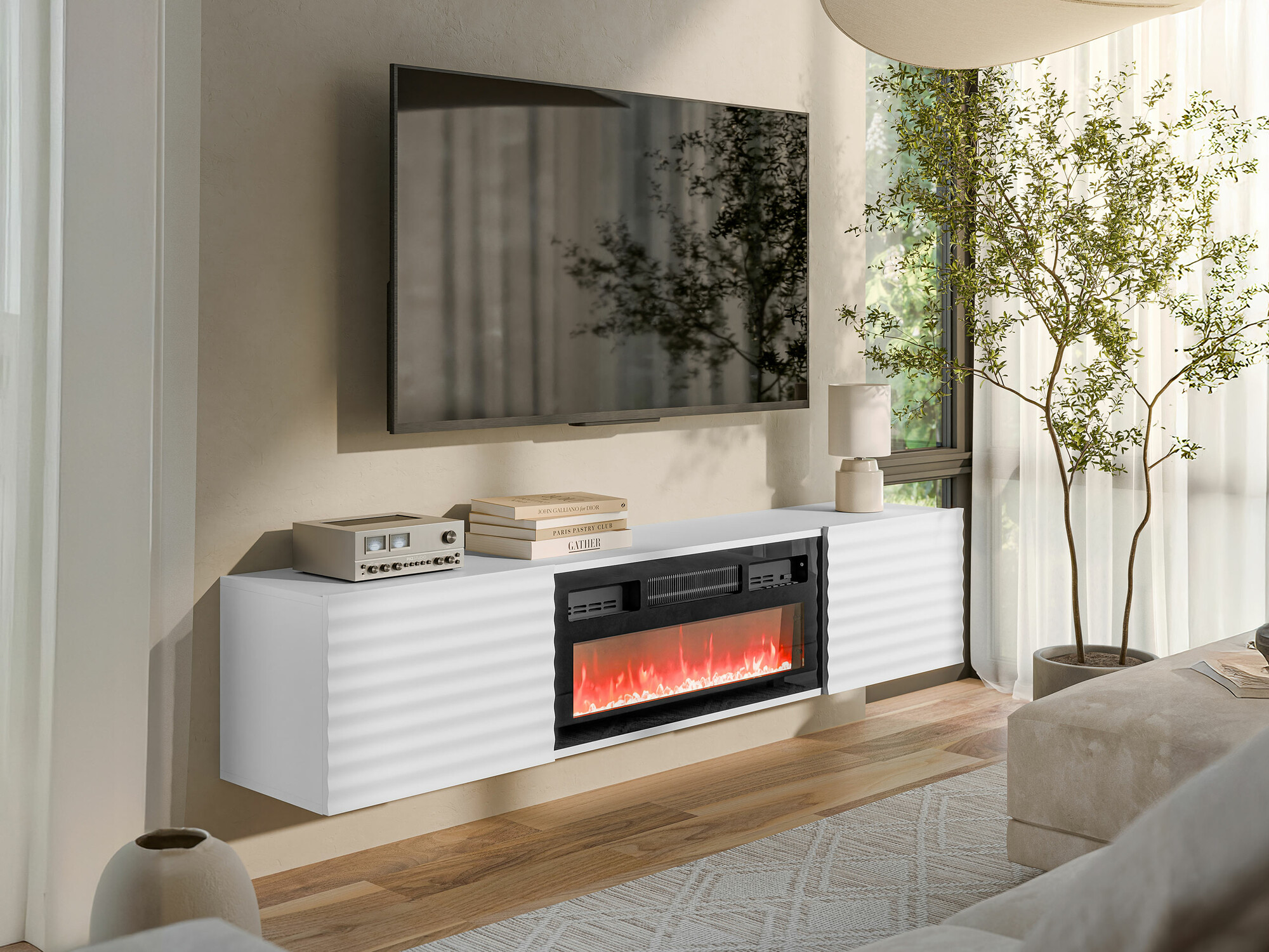 TV-meubel Charlotte 206 (Wit)