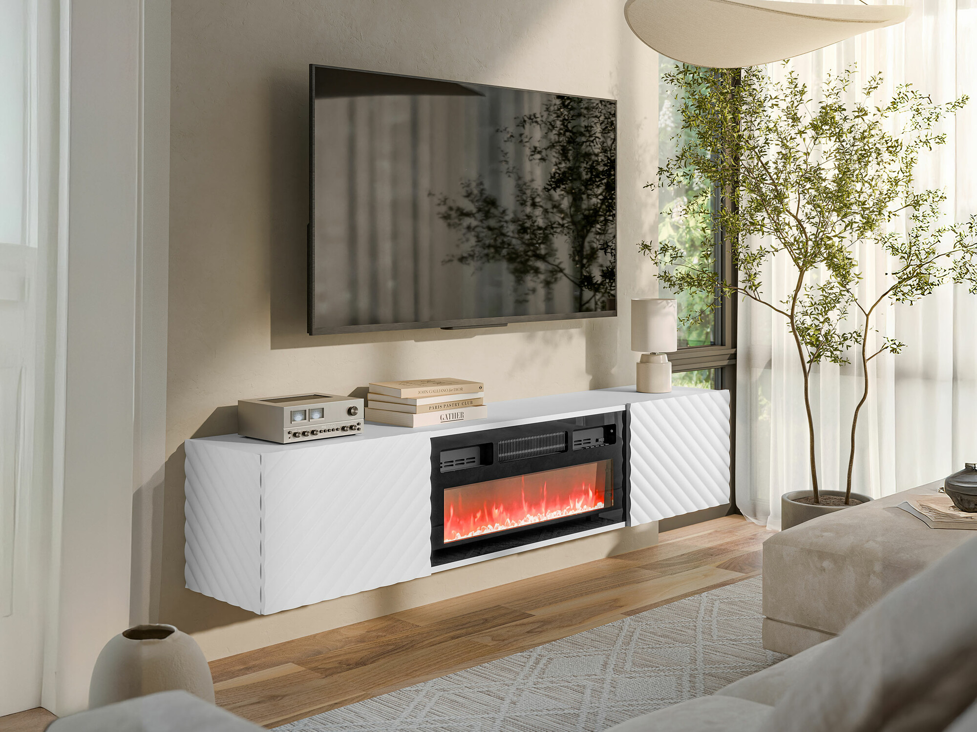 TV-meubel Charlotte 207 (Wit)