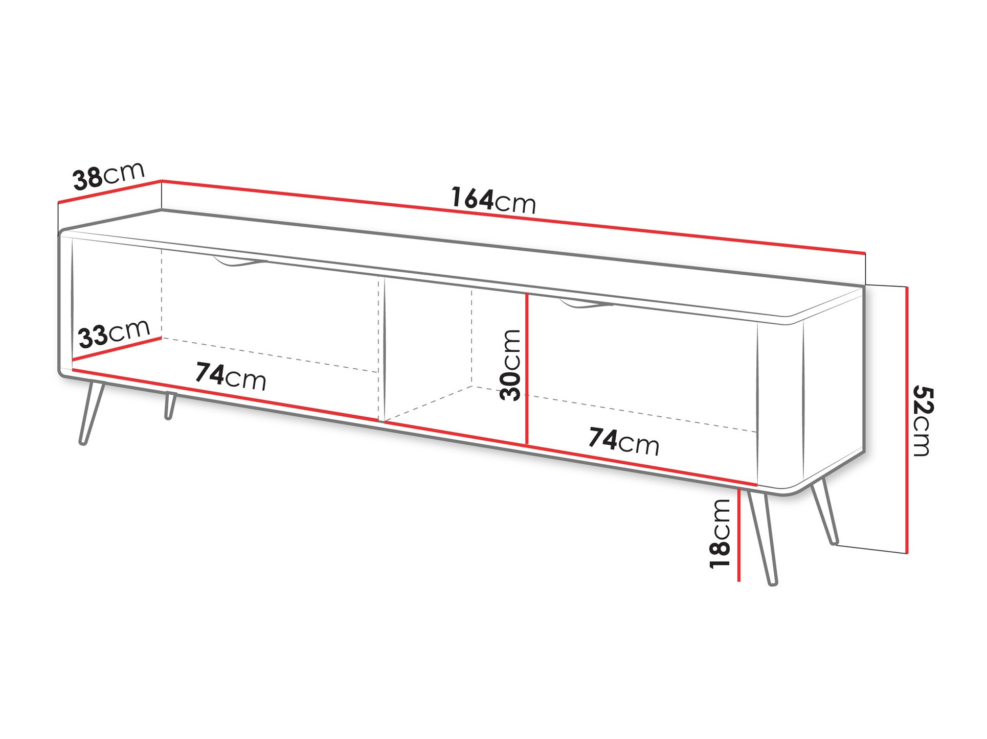 TV-meubel Versoe 104 (Beige)