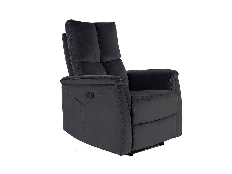 Relaxfauteuil Detroit 525 (Zwart)