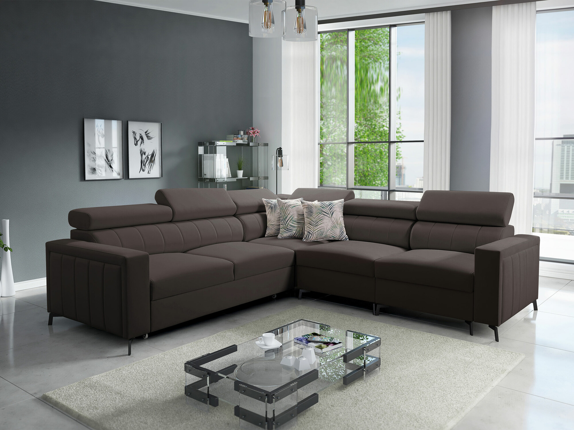 Hoekbank Sarasota 152 (Mono 234 + Botanical 36)