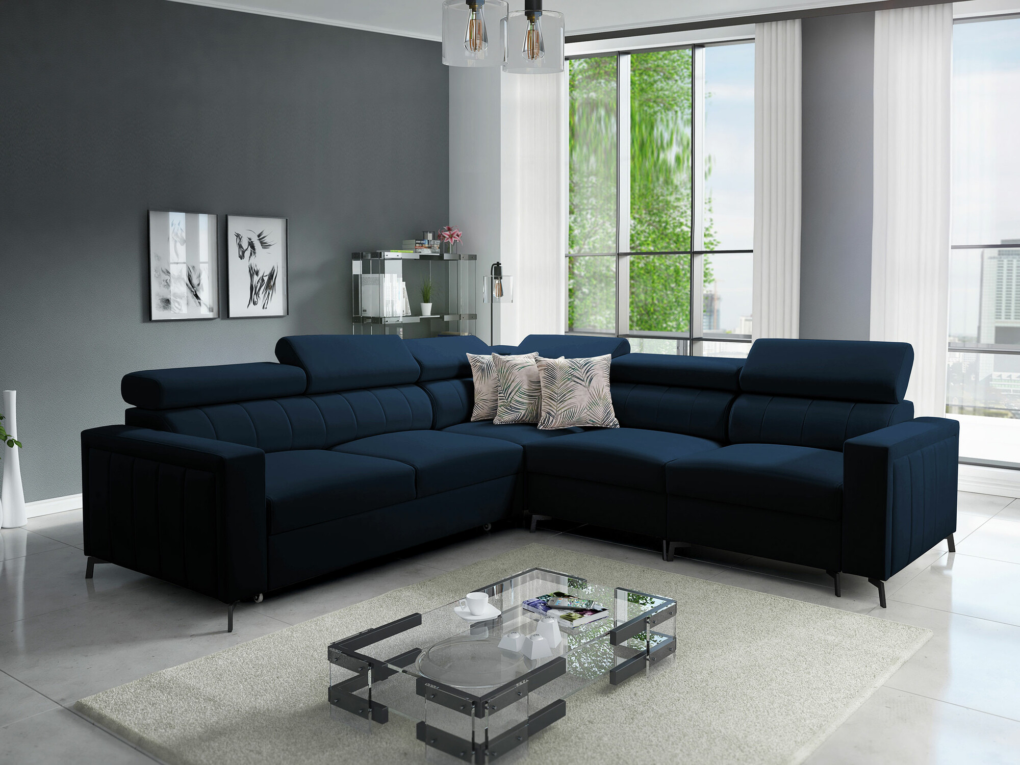 Hoekbank Sarasota 152 (Mono 242 + Botanical 36)