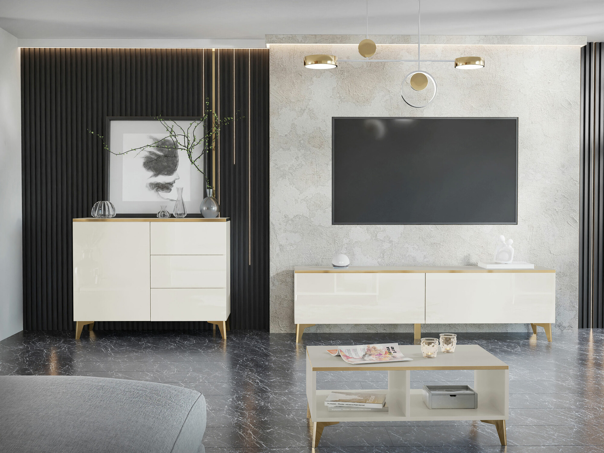 Salontafel Comfivo 492 (Beige)