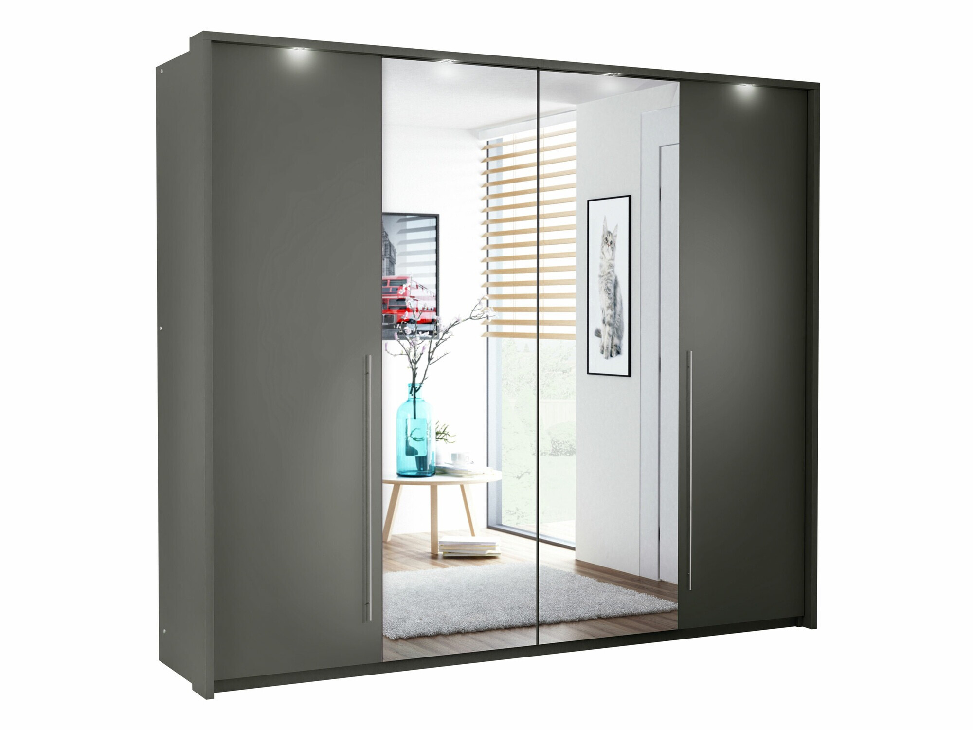 Kledingkast Honolulu 121 (Lava)