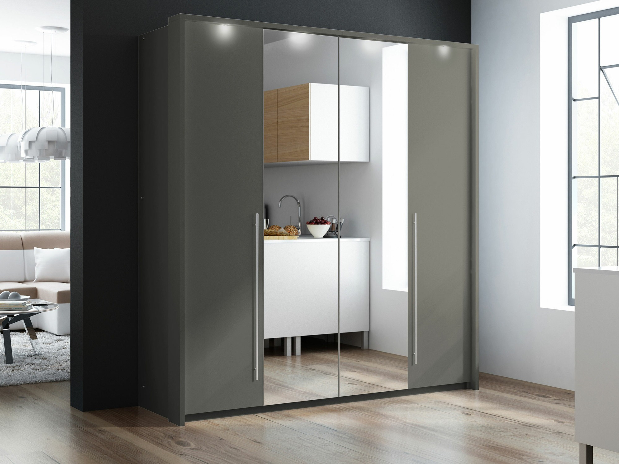 Kledingkast Honolulu 237 (Lava)