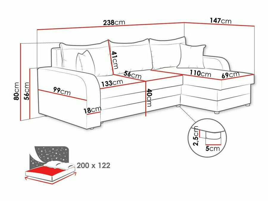 Hoekbank Comfivo 203 (Poso 14)