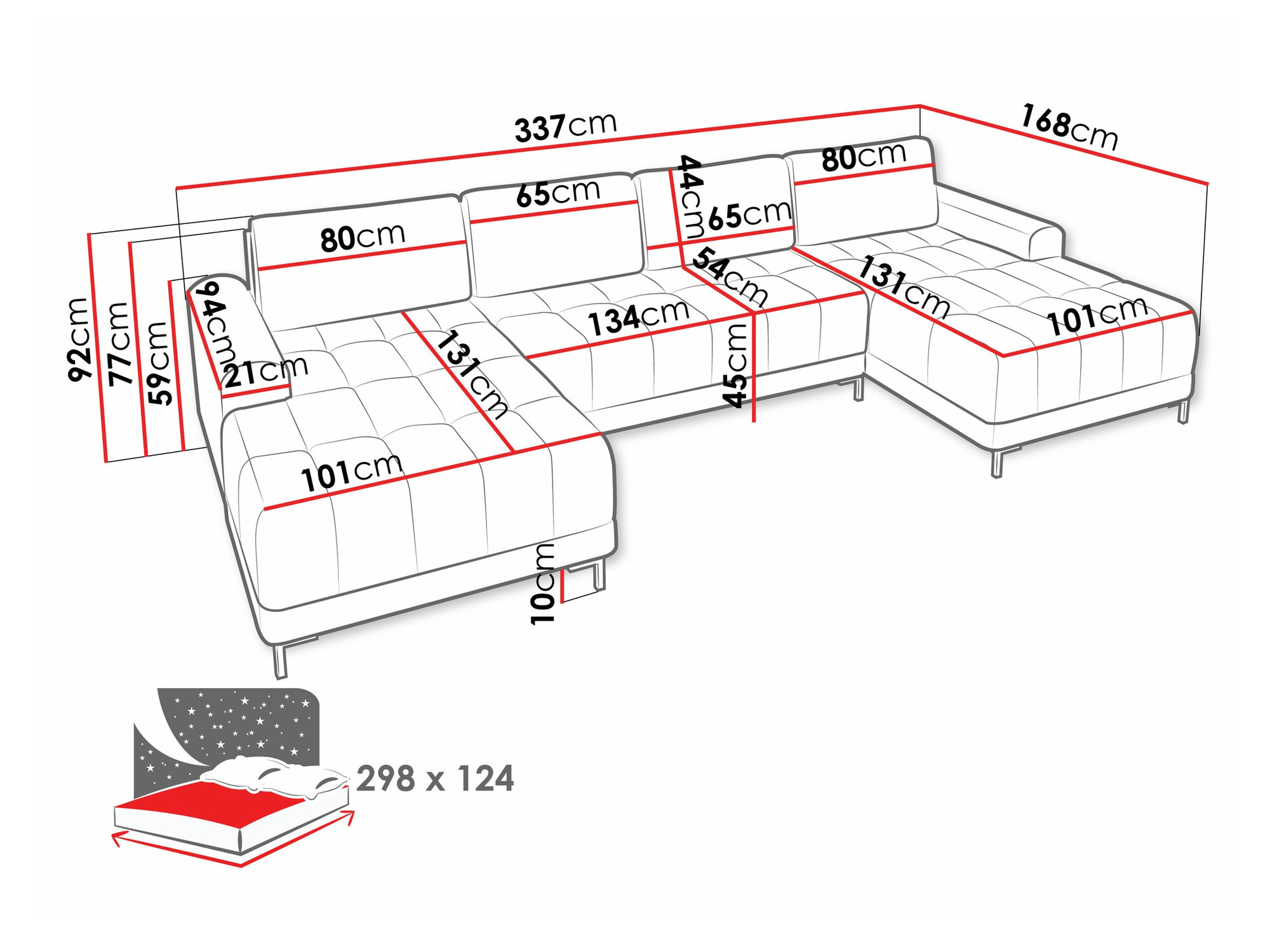 Hoekbank Stonecrest 101 (Velo 623)