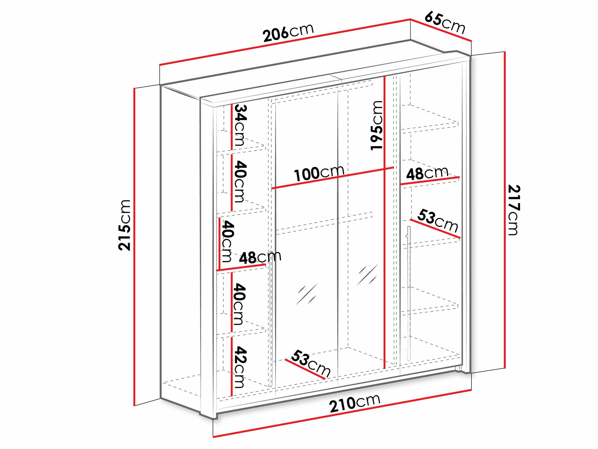 Kledingkast Honolulu 239