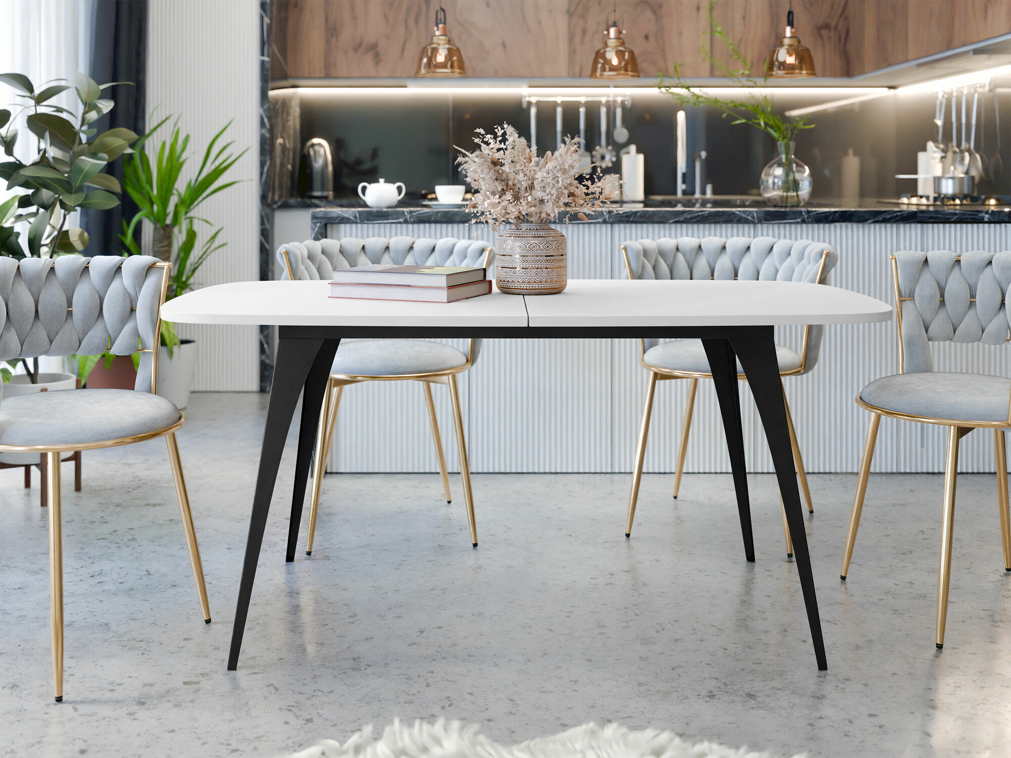 Tafel Oswego 131 (Wit)