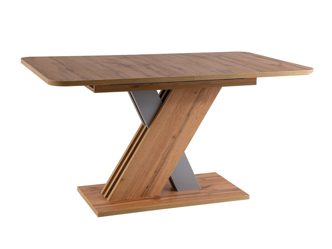 Tafel Detroit 568 (Wotan eik + Grijs)