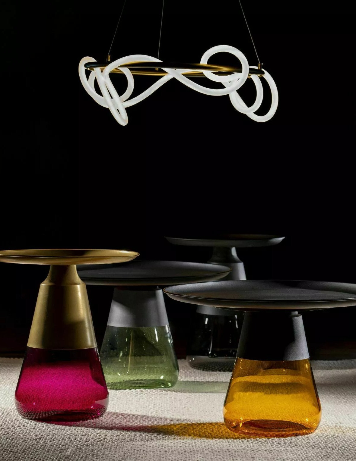 Salontafel Detroit 573 (Gouden + Paars)