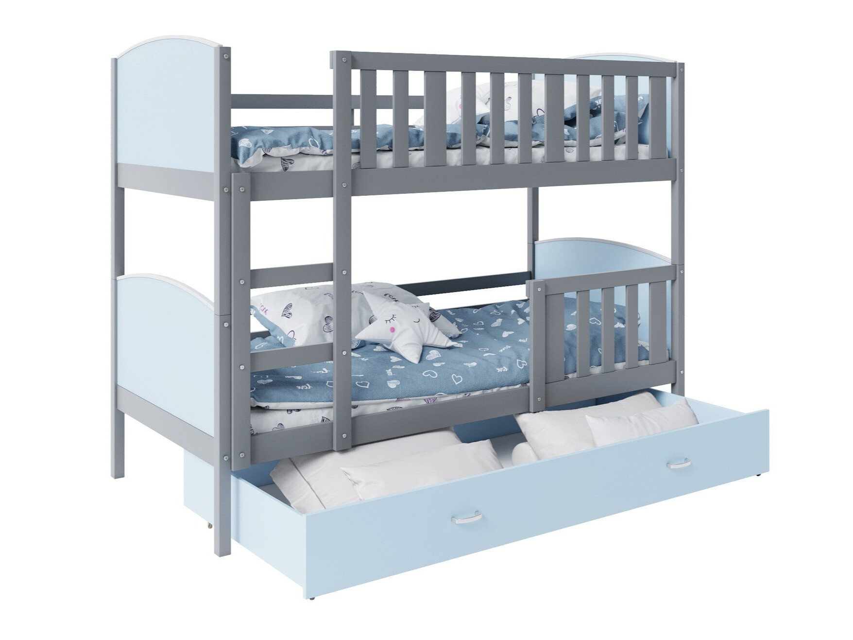 Stapelbed Aurora 113 (Grijs)