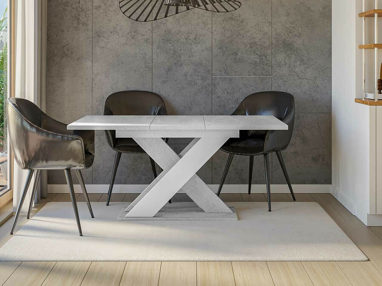 Tafel Goodyear 117 (Grijs + Wit)