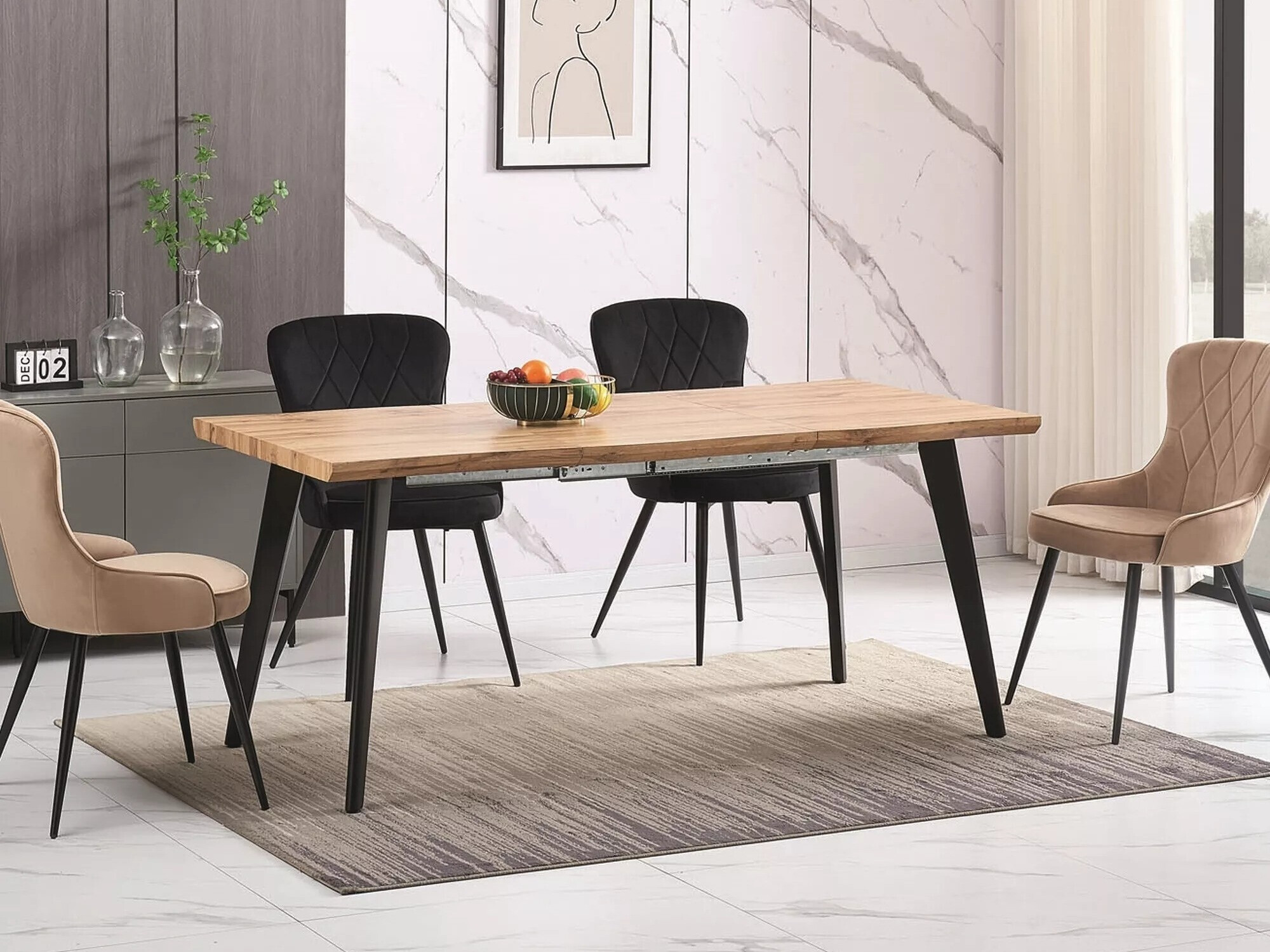 Tafel Detroit 584 (Eiken)
