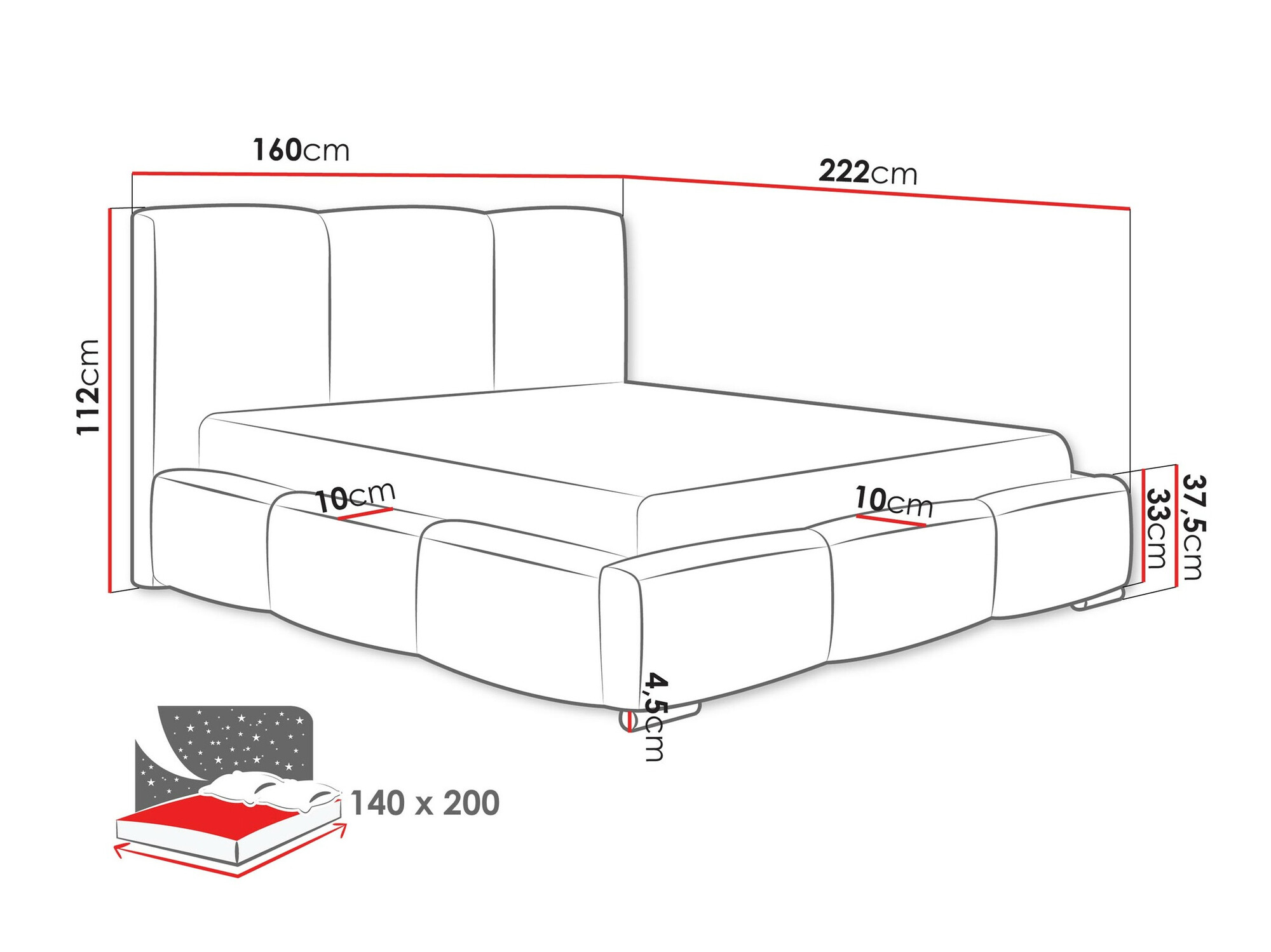 Bed Comfivo Fabrica (Kronos 22)
