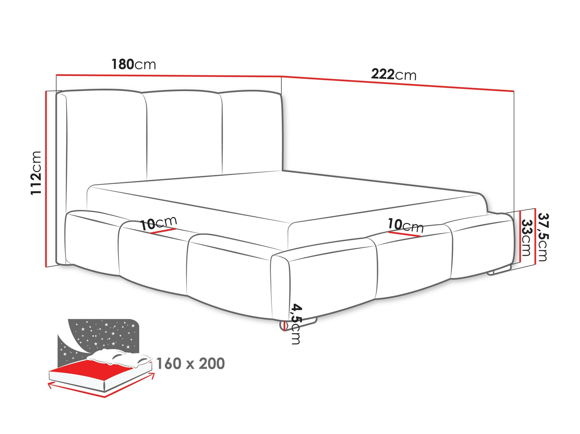 Bed Comfivo Fabrica (Kronos 22)