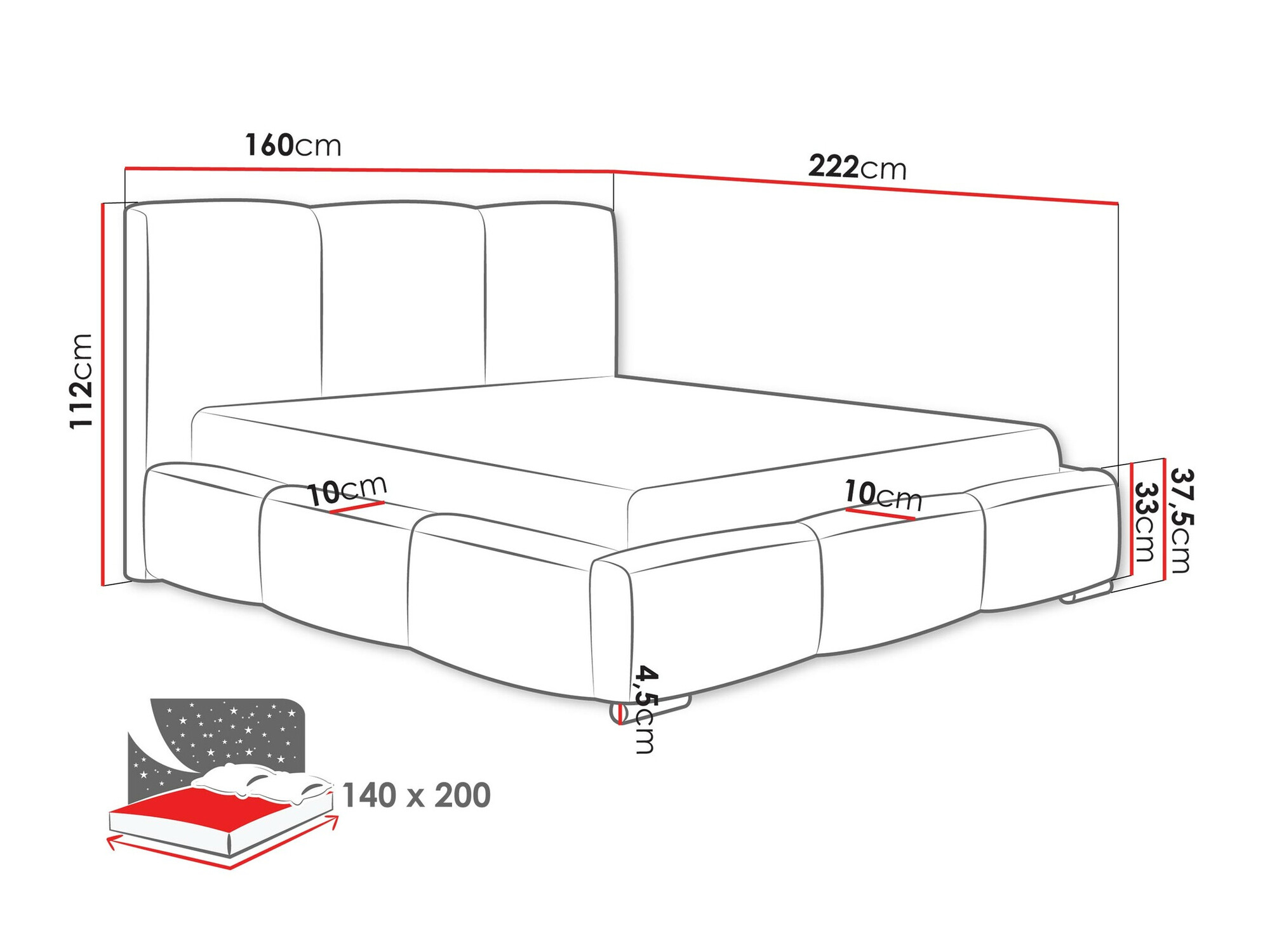 Bed Comfivo Fabrica (Kronos 29)
