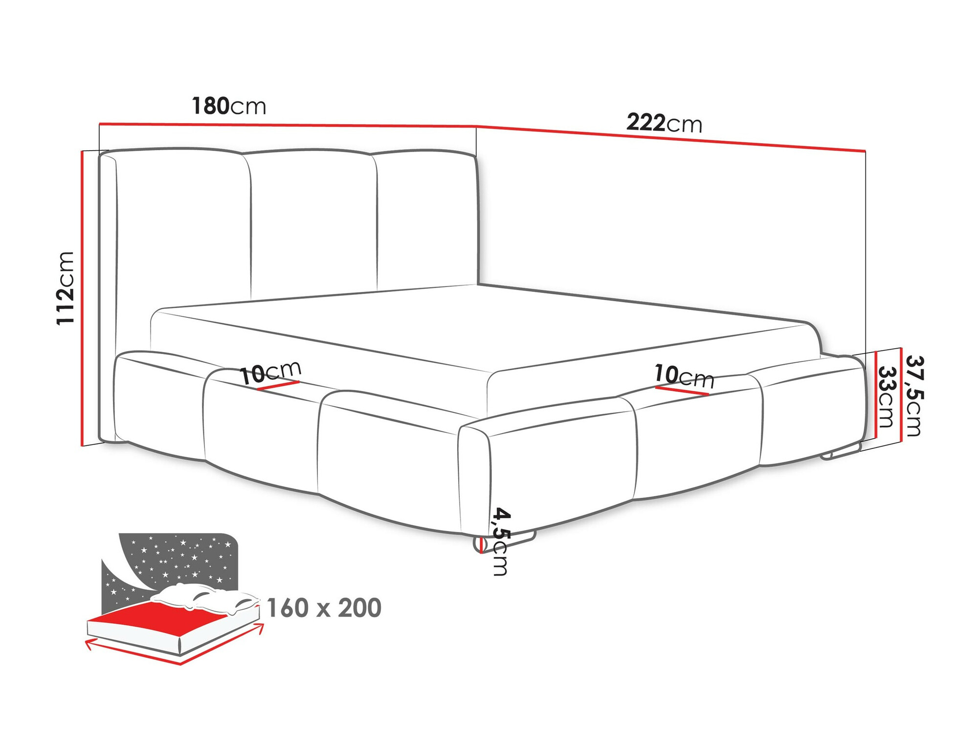 Bed Comfivo Fabrica (Kronos 29)