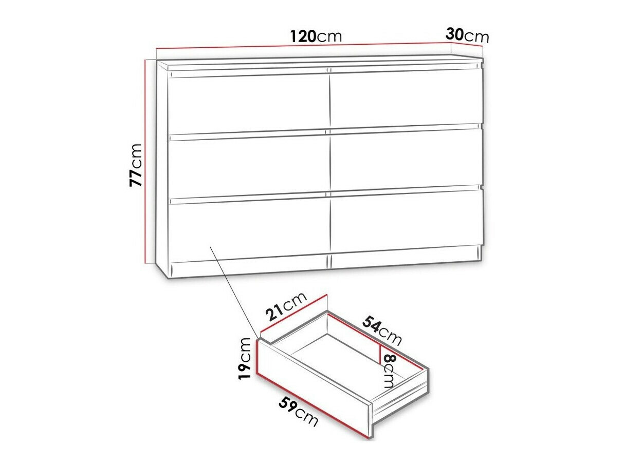 Ladekast Comfivo Structor V (Wit)