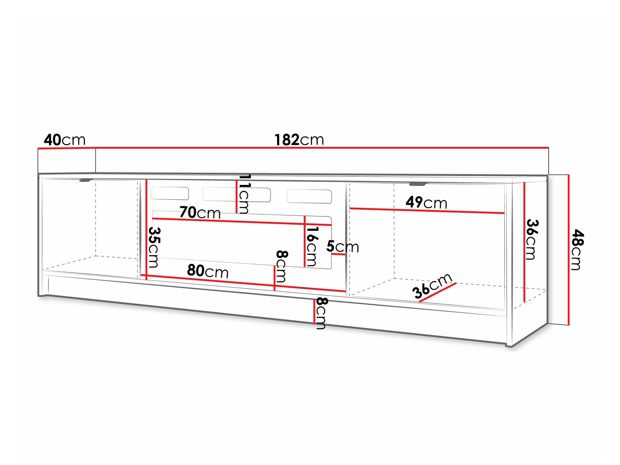 TV-meubel Comfivo Papilio II (Beige)