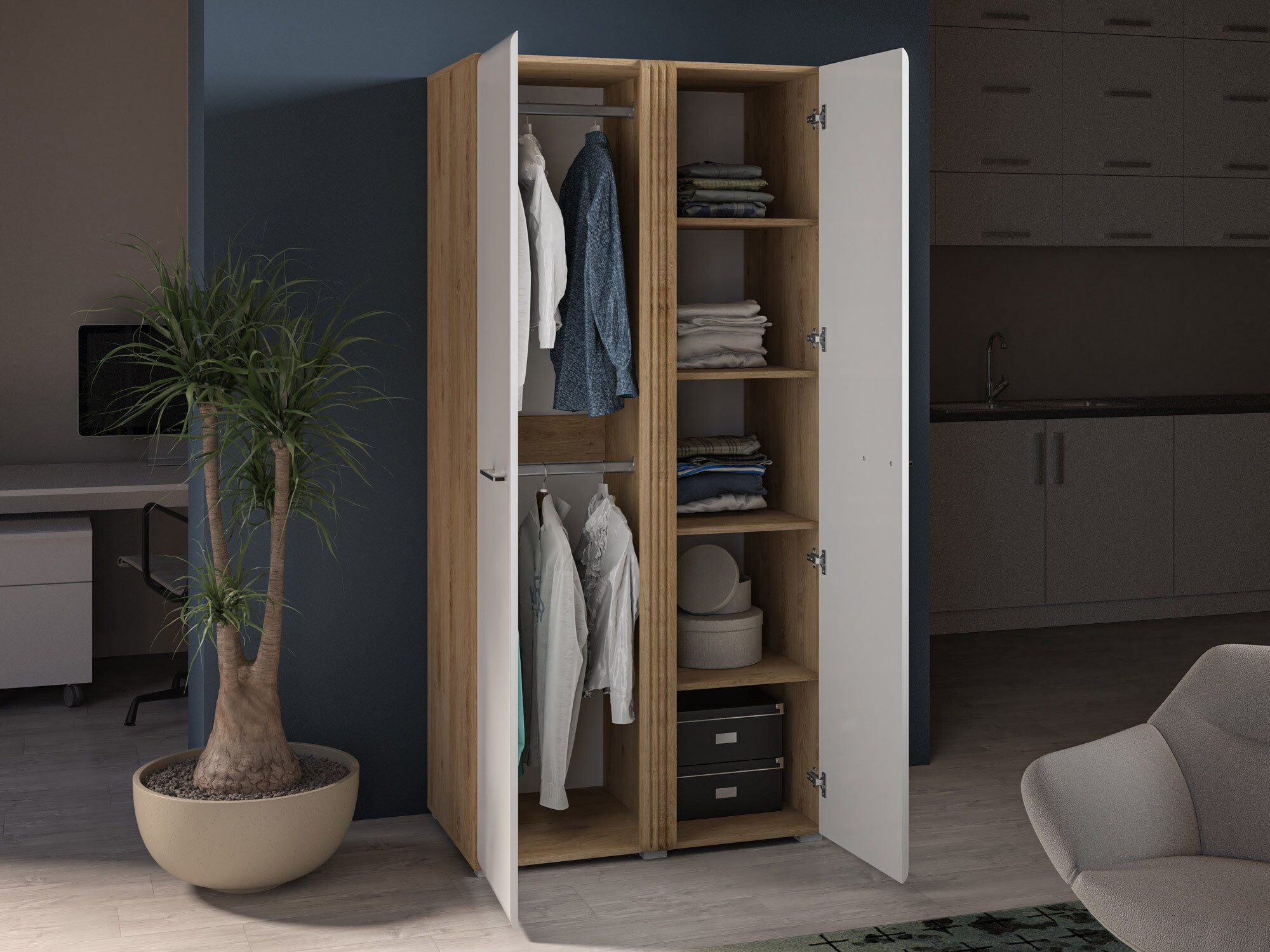 Kledingkast Venleva 100