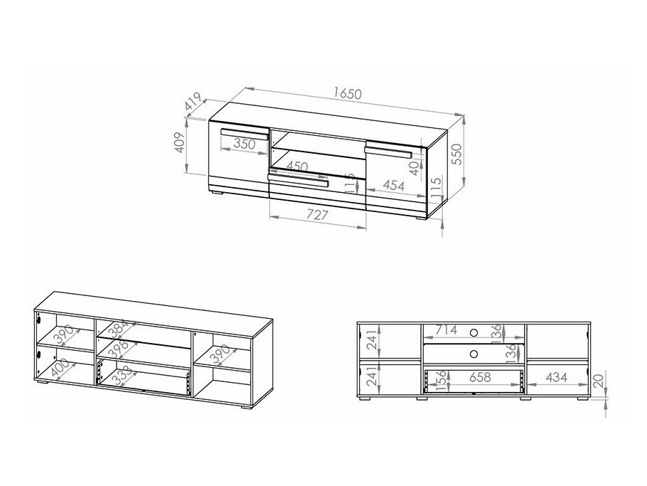 TV-meubel Alcala 108