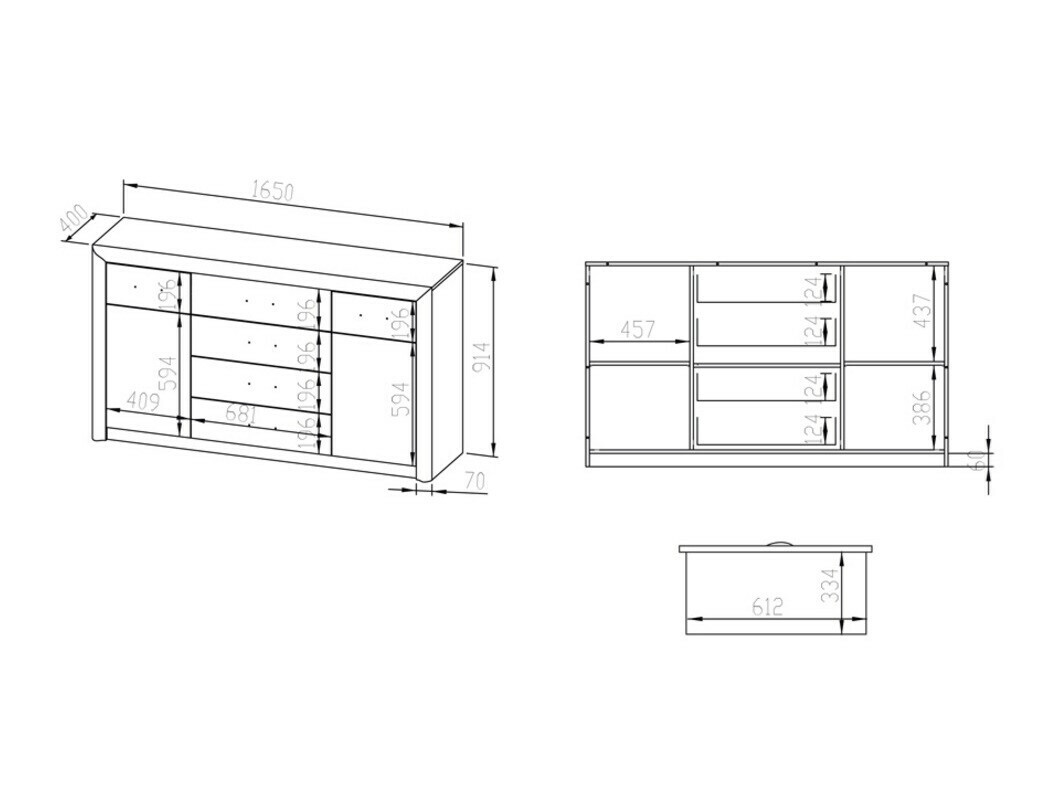 Ladekast Tivmori 106