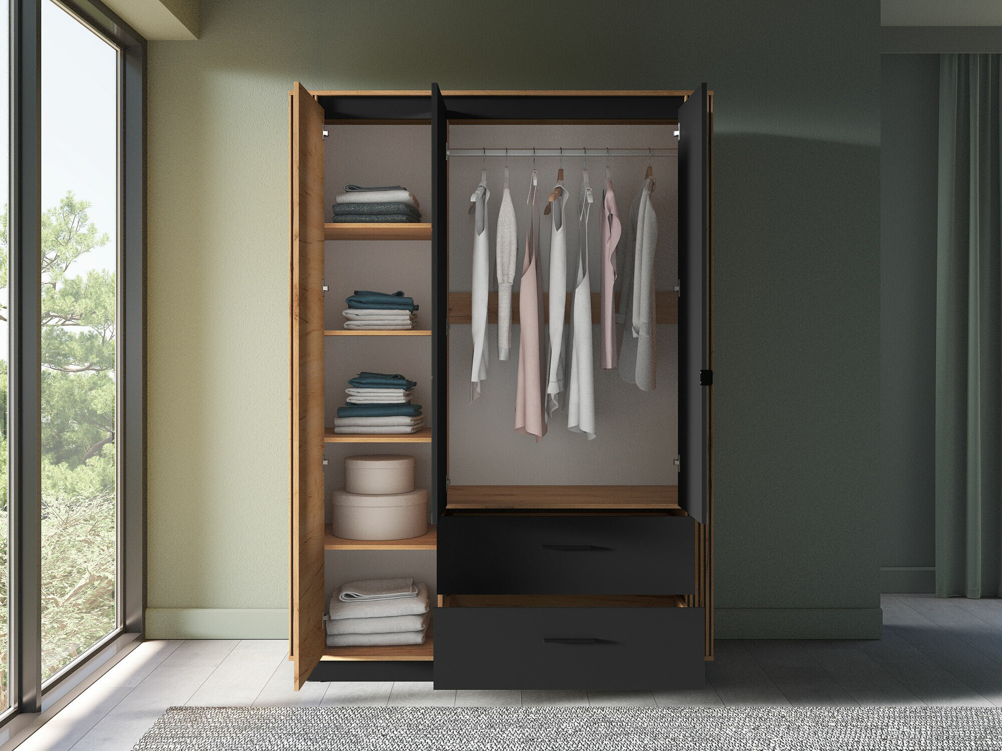 Kledingkast Livluo 101