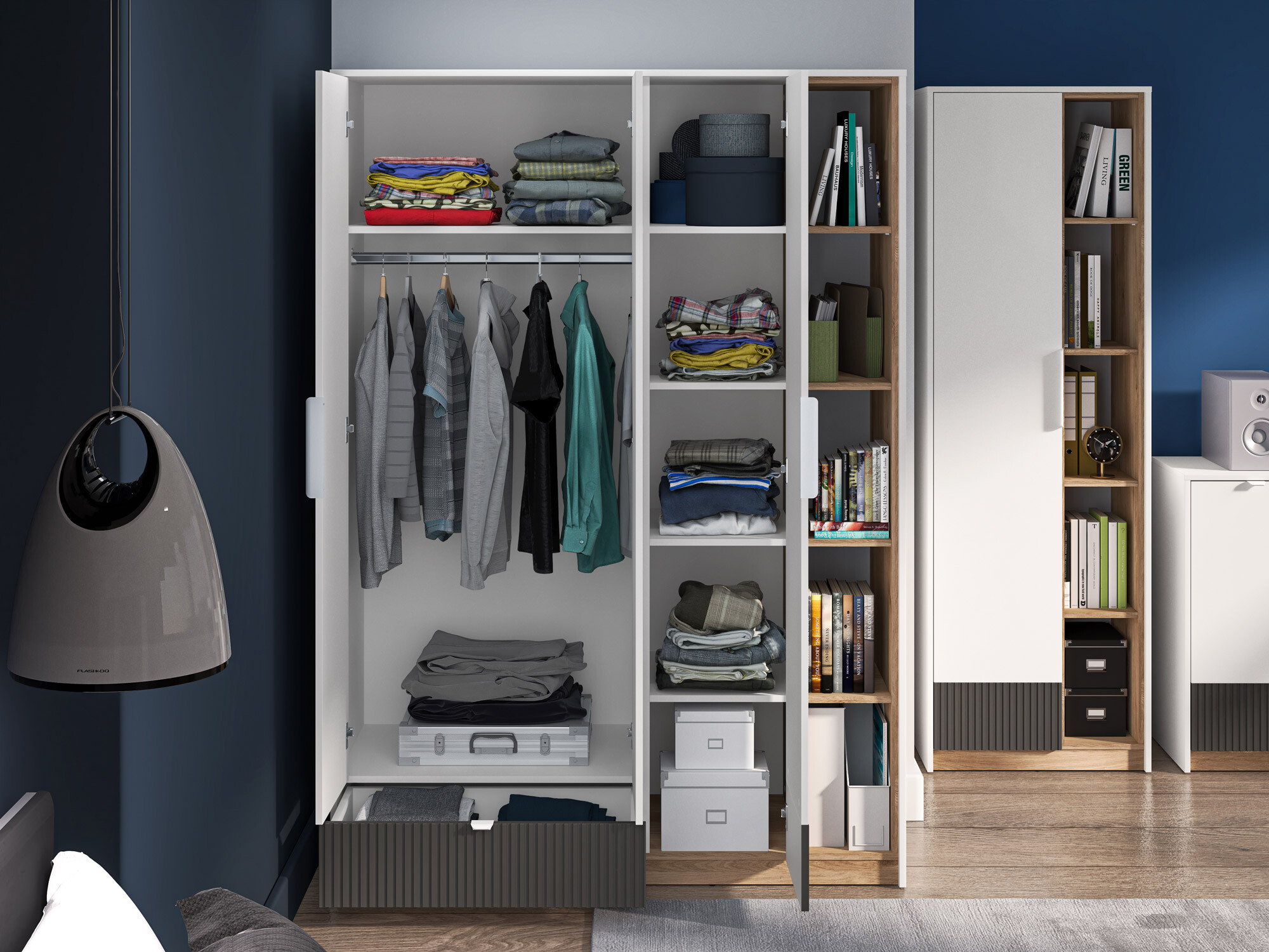 Kledingkast Orlviro 102