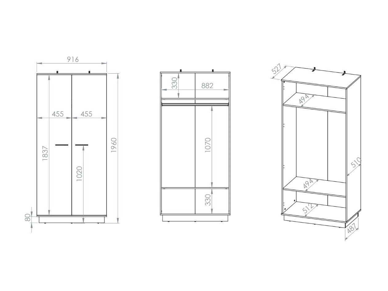 Kledingkast Remenoe 101