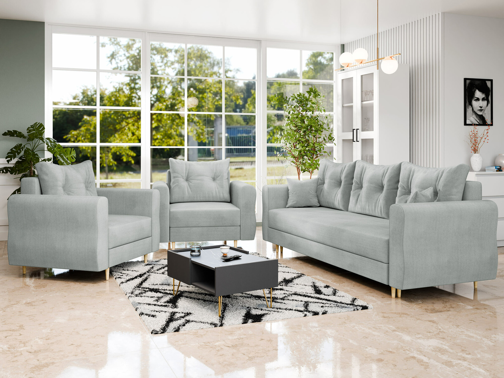 Gestoffeerde meubelset Veldala 106 (Manila 14)