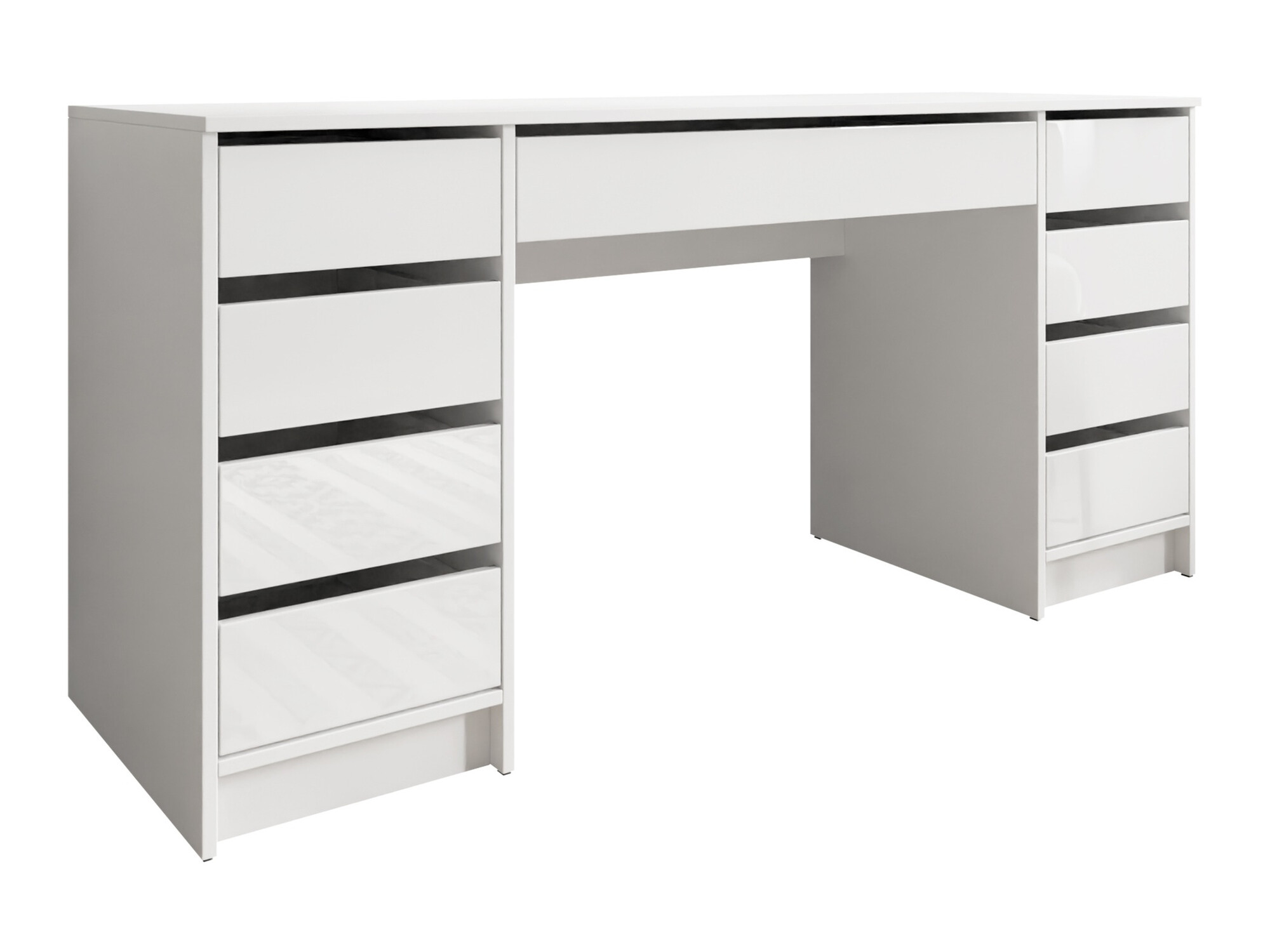 Bureau Comfivo 401 (Glanzend wit + Wit)