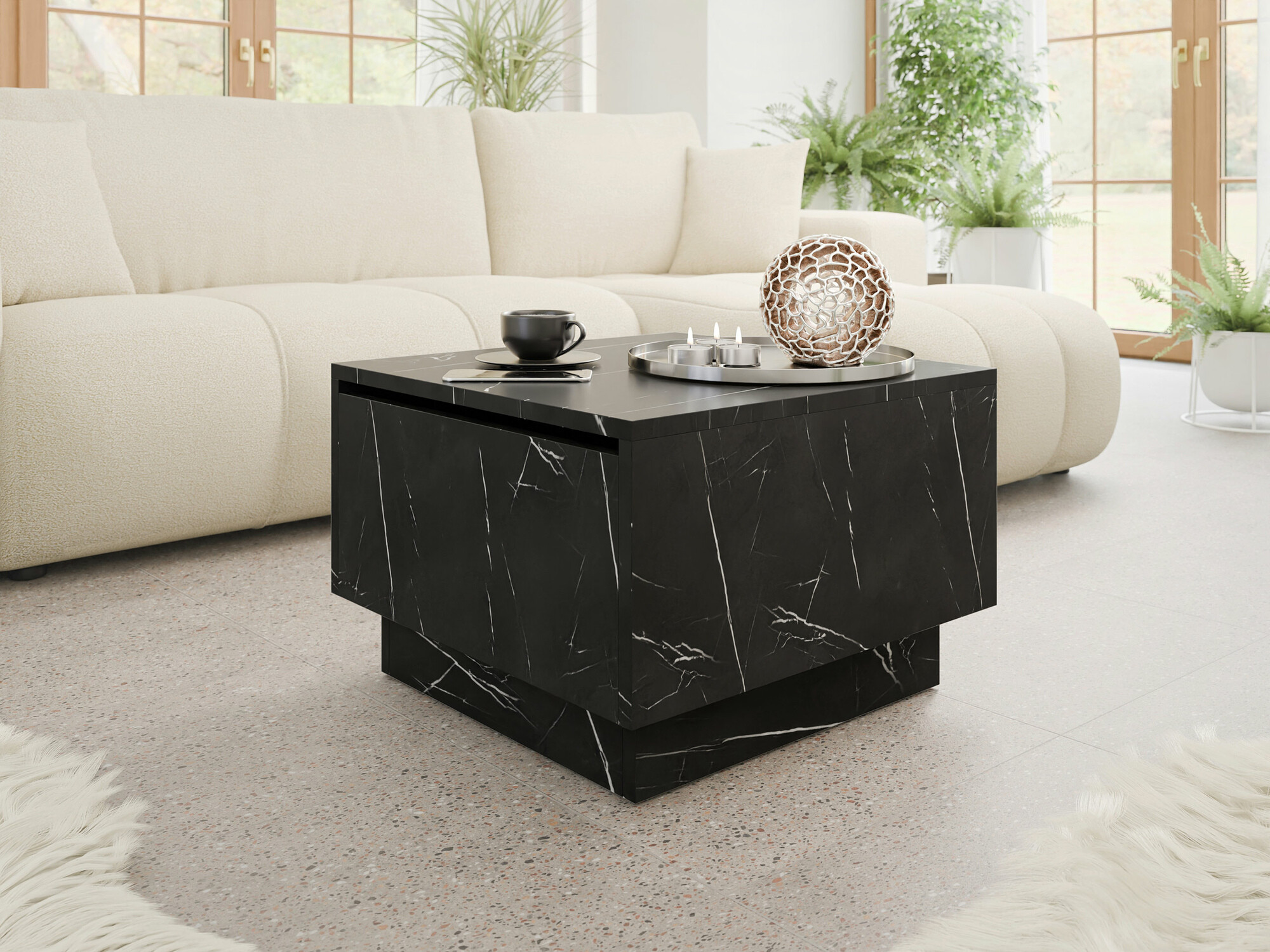 Salontafel Goodyear 133 (Zwart marmer)