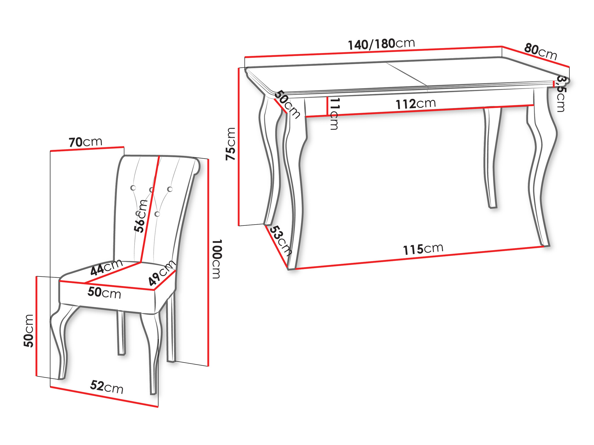 Eetkamerset Comfivo 405 (Magic Velvet 2258)