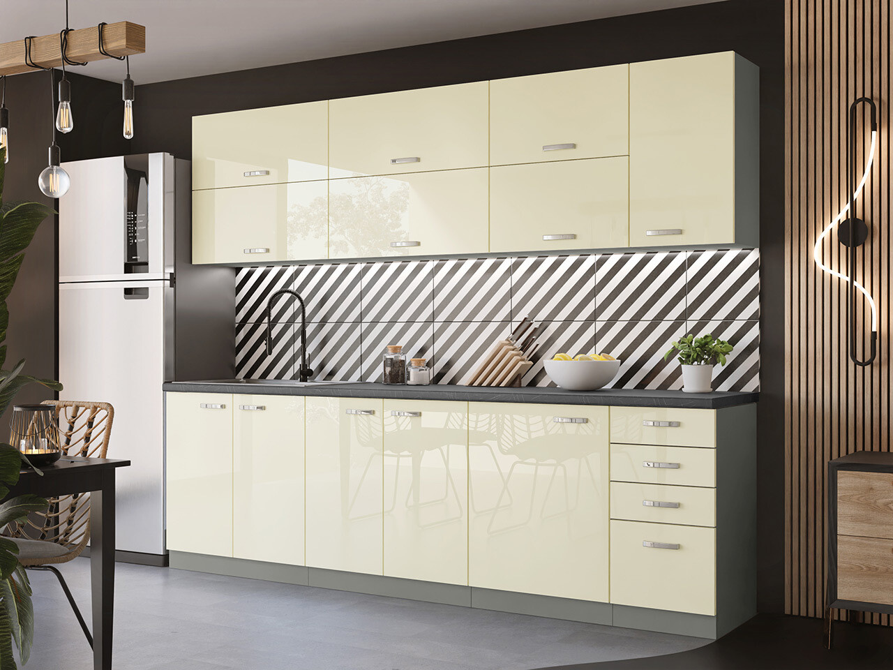 Modulaire kast met deuren Multi Cream 114