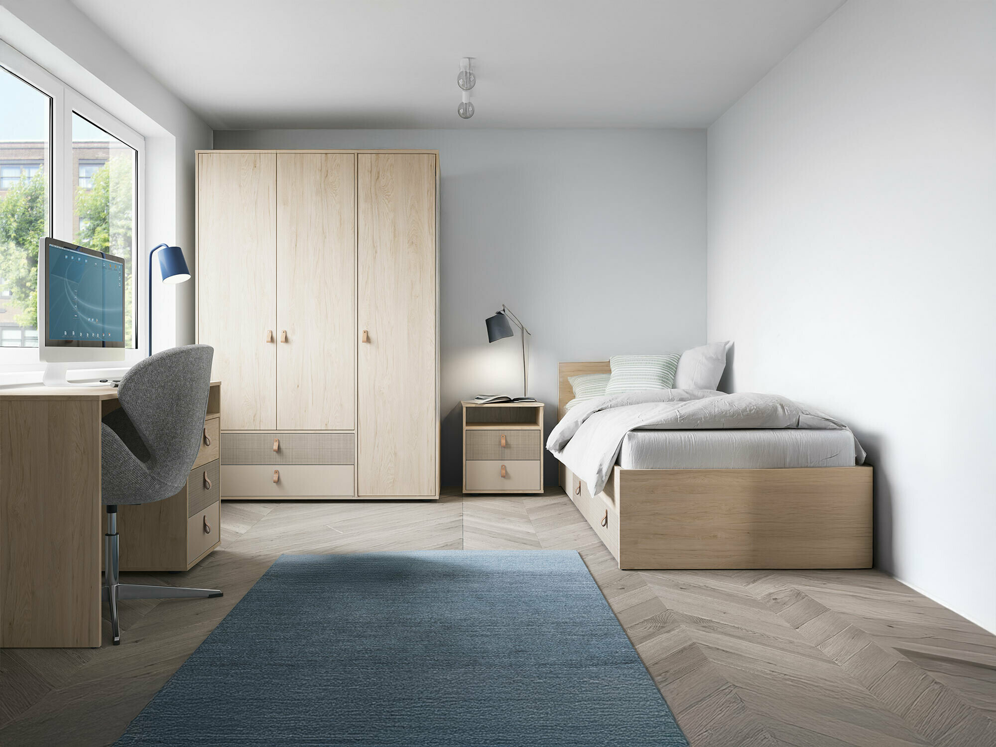 Hoekkledingkast Sertesi 107