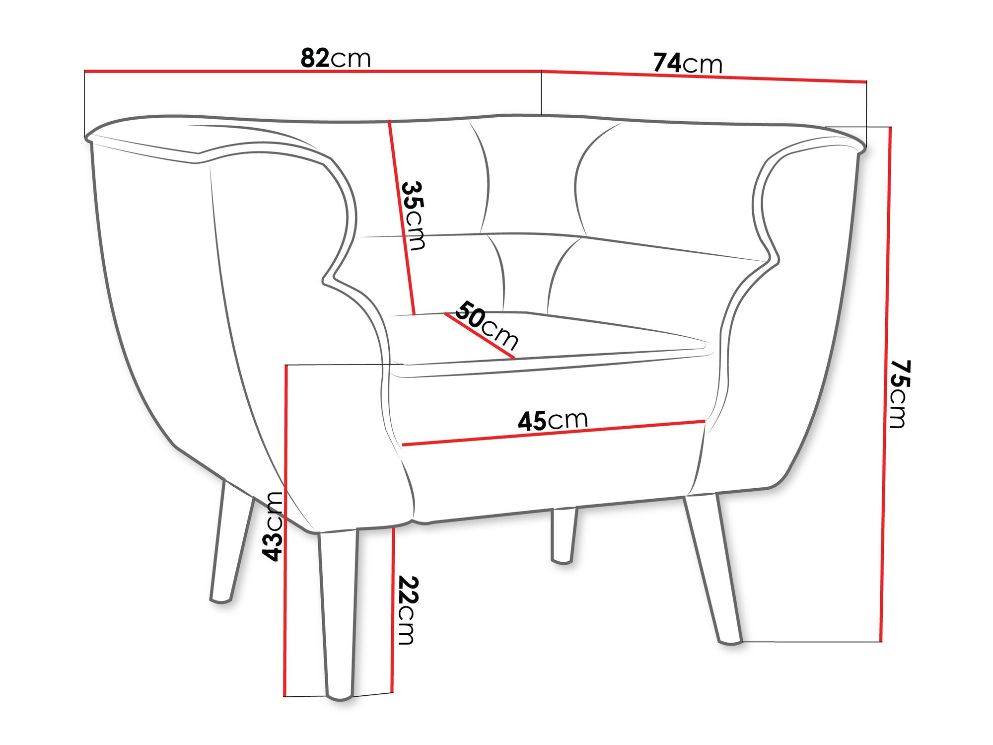 Fauteuil Glenview 102 (Kronos 53)