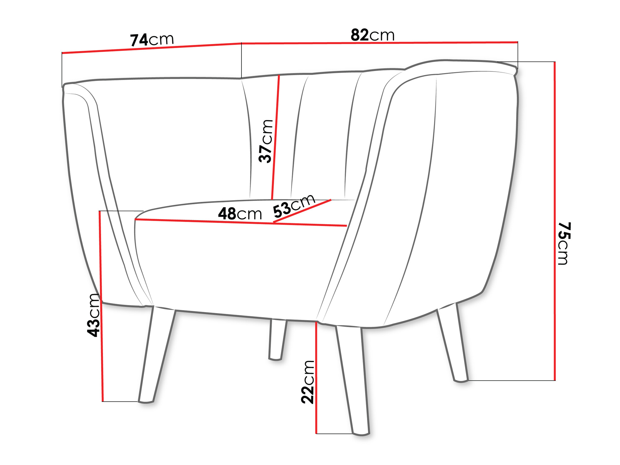 Fauteuil Glenview 105 (Kronos 27)