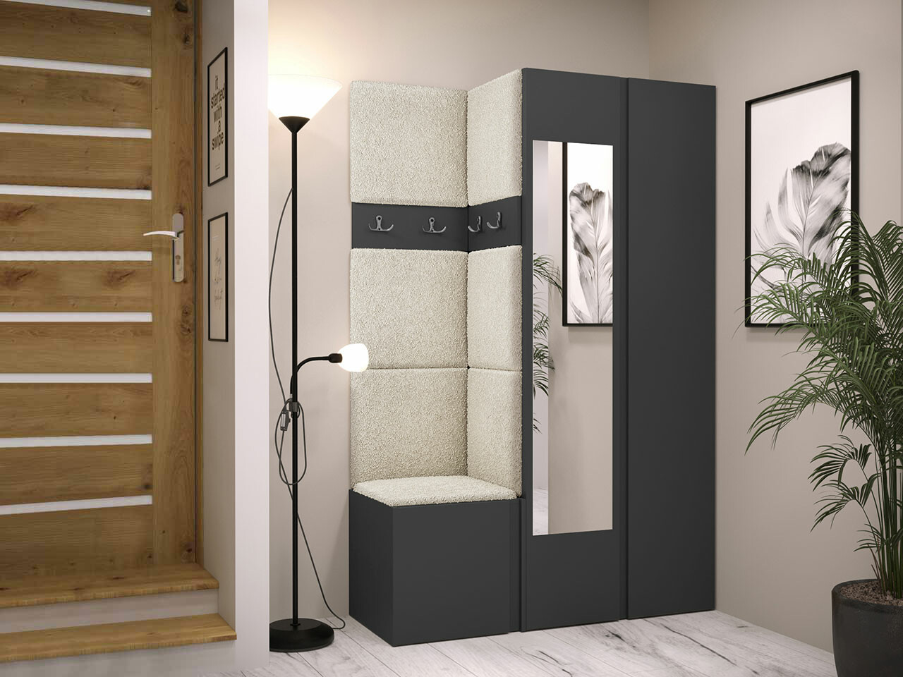 Gangmeubelset Hartford 350 (Grafiet)