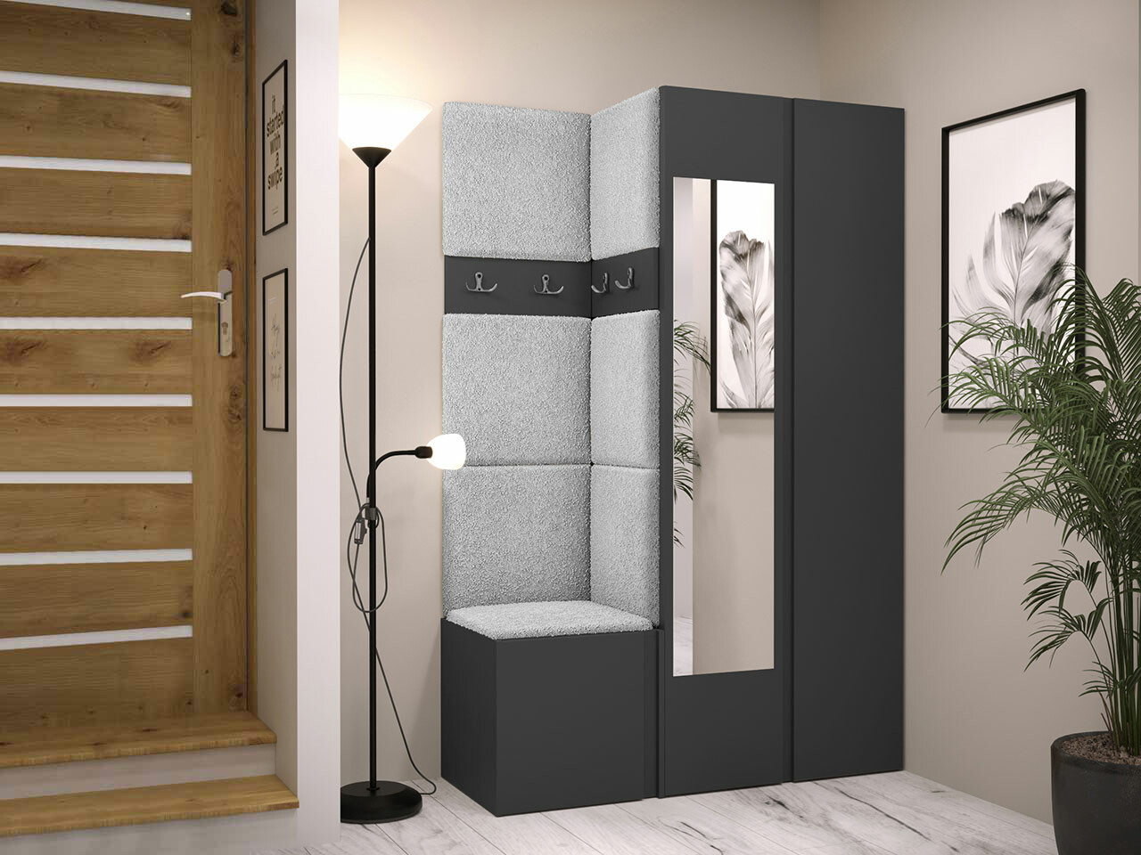 Gangmeubelset Hartford 350 (Grafiet)