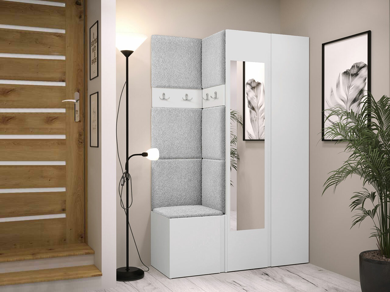 Gangmeubelset Hartford 350 (Wit)