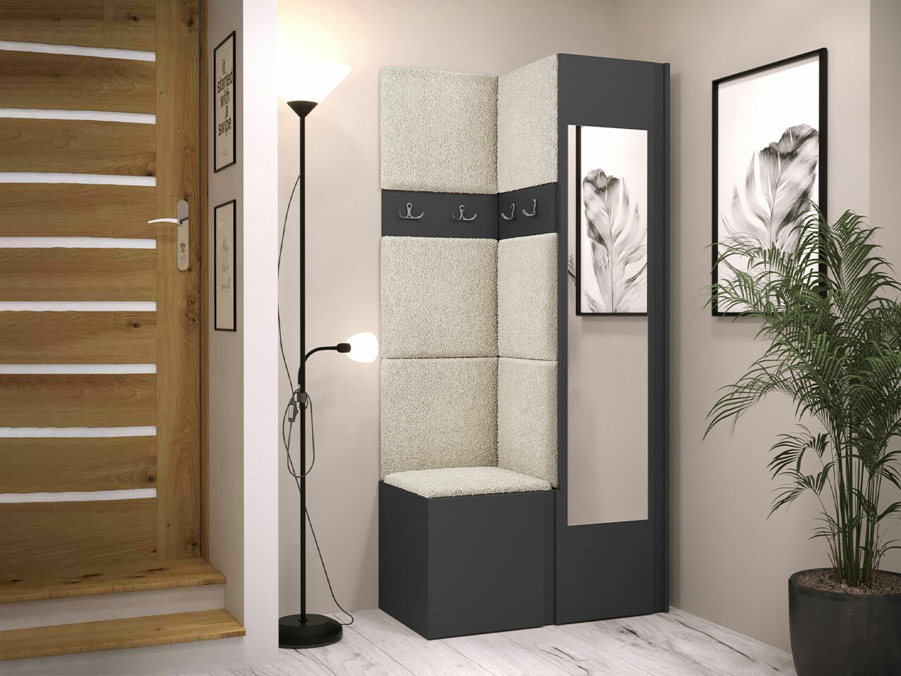 Gangmeubelset Hartford 354 (Grafiet)