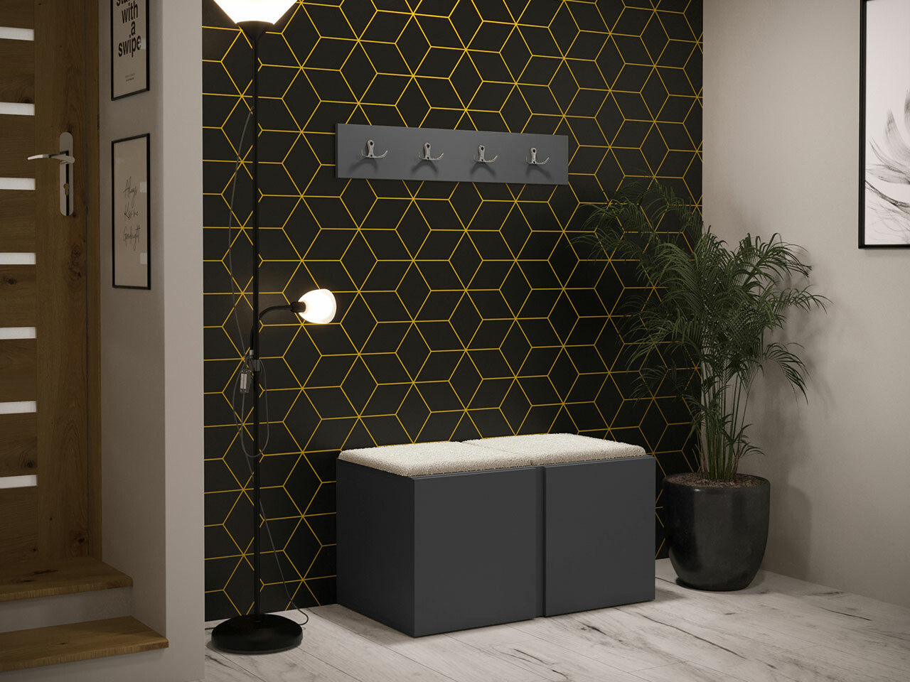 Gangmeubelset Hartford 275 (Grafiet)