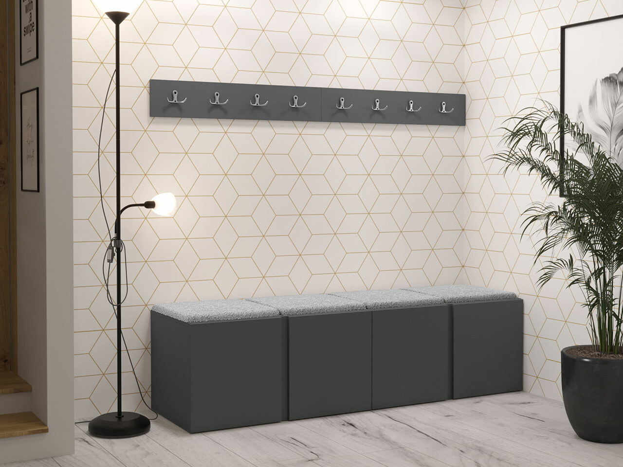 Gangmeubelset Hartford 276 (Grafiet)