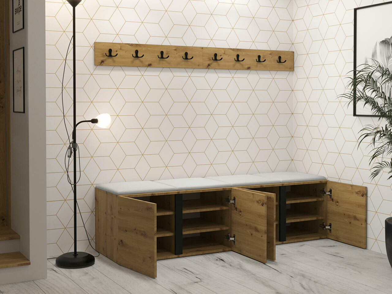 Gangmeubelset Hartford 276 (Wit)