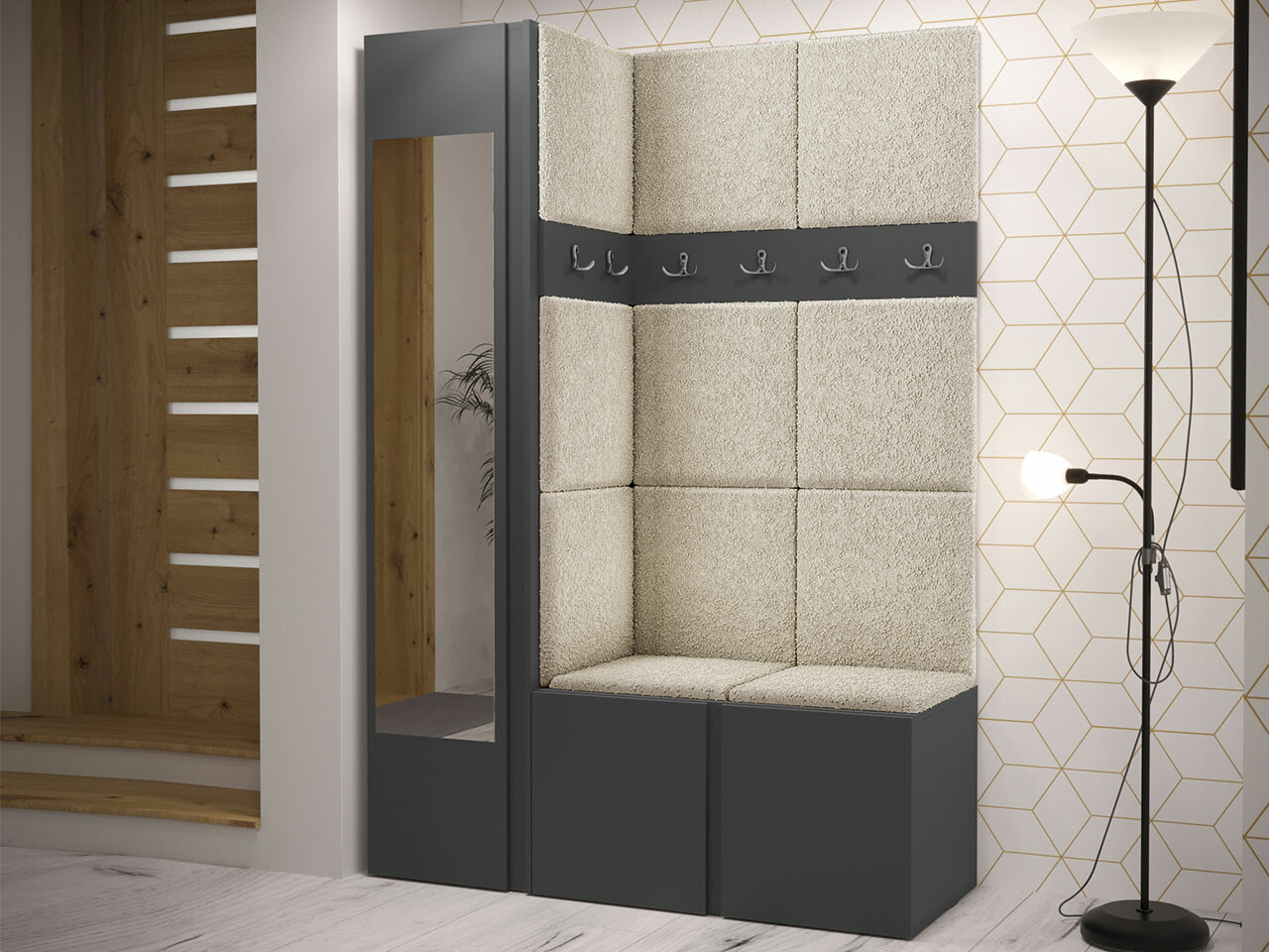 Gangmeubelset Hartford 277 (Grafiet)