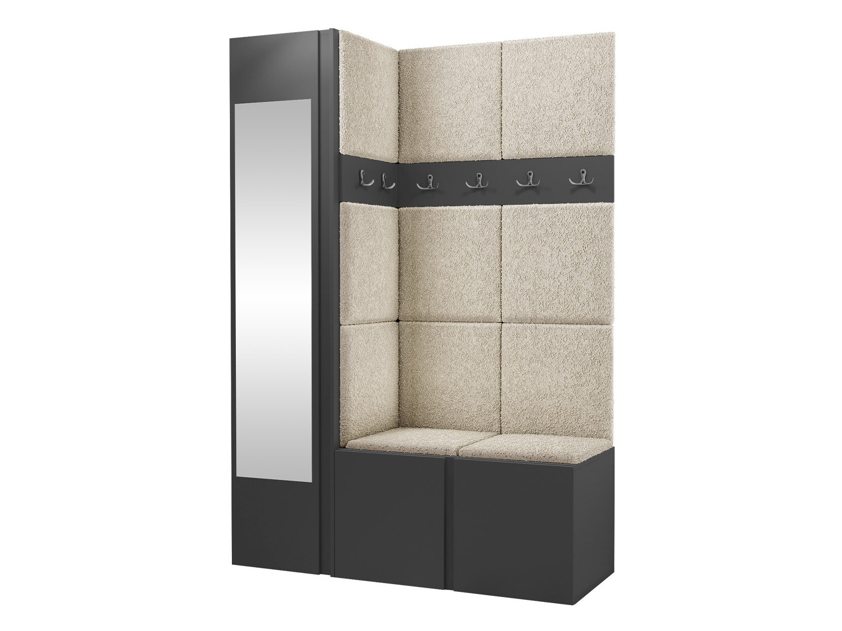 Gangmeubelset Hartford 277 (Grafiet)